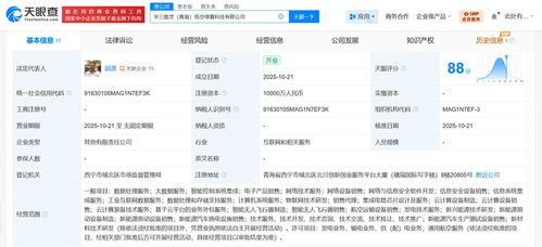 中國五礦集團等聯合在青海成立低空綠算科技公司，注冊資本1億元，聚焦數據處理服務